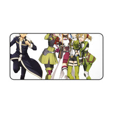 Load image into Gallery viewer, Sword Art Online Kazuto Kirigaya, Asuna Yuuki, Rika Shinozaki Mouse Pad (Desk Mat)