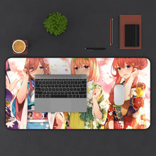 Load image into Gallery viewer, The Quintessential Quintuplets Miku Nakano, Itsuki Nakano, Nino Nakano, Yotsuba Nakano, Ichika Nakano Mouse Pad (Desk Mat) With Laptop