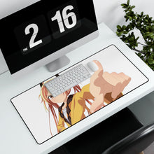 Load image into Gallery viewer, Black Bullet Mouse Pad (Desk Mat) With Laptop