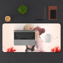 Load image into Gallery viewer, Lycoris Recoil Takina Inoue, Chisato Nishikigi Mouse Pad (Desk Mat) With Laptop