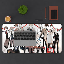 Load image into Gallery viewer, Yuri!!! On Ice Victor Nikiforov, Yuri Plisetsky, Yuuri Katsuki, Phichit Chulanont, Otabek Altin Mouse Pad (Desk Mat) With Laptop