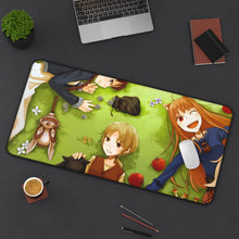 Load image into Gallery viewer, Spice And Wolf Mouse Pad (Desk Mat) On Desk