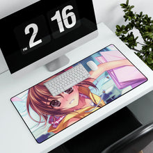 Load image into Gallery viewer, Anime Girl Mouse Pad (Desk Mat) With Laptop
