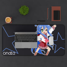 Load image into Gallery viewer, Lucky Star Konata Izumi Mouse Pad (Desk Mat) With Laptop