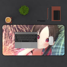 Load image into Gallery viewer, Kaguya Shinomiya Mouse Pad (Desk Mat) With Laptop