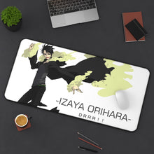Load image into Gallery viewer, Durarara!! Izaya Orihara Mouse Pad (Desk Mat) On Desk
