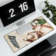 Load image into Gallery viewer, Shingeki no Kyonjin - Captain Levi Mouse Pad (Desk Mat) With Laptop