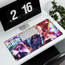 Load image into Gallery viewer, Sora,Shiro and Stephanie Mouse Pad (Desk Mat) With Laptop