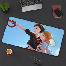 Load image into Gallery viewer, Ryuko and Mako Mouse Pad (Desk Mat) On Desk