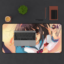 Load image into Gallery viewer, The Melancholy Of Haruhi Suzumiya Mouse Pad (Desk Mat) With Laptop