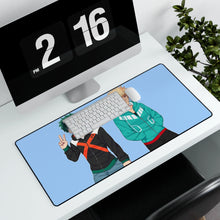 Load image into Gallery viewer, My Hero Academia Izuku Midoriya, Katsuki Bakugou Mouse Pad (Desk Mat) With Laptop