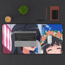 Load image into Gallery viewer, A Certain Magical Index Mikoto Misaka, Kuroko Shirai Mouse Pad (Desk Mat) With Laptop