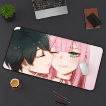 Load image into Gallery viewer, Darling In The FranXX Mouse Pad (Desk Mat) On Desk
