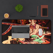 Load image into Gallery viewer, Demon Slayer: Kimetsu No Yaiba Mouse Pad (Desk Mat) With Laptop
