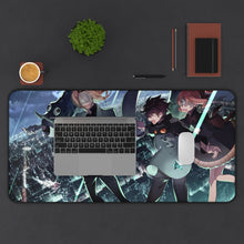 Load image into Gallery viewer, Blood Blockade Battlefront Leonardo Watch Mouse Pad (Desk Mat) With Laptop
