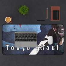 Load image into Gallery viewer, Tokyo Ghoul Ken Kaneki Mouse Pad (Desk Mat) With Laptop