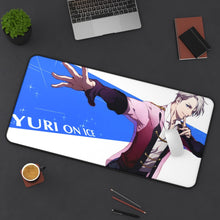 Load image into Gallery viewer, Yuri!!! On Ice Mouse Pad (Desk Mat) On Desk