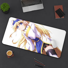 Load image into Gallery viewer, Priestess Mouse Pad (Desk Mat) On Desk