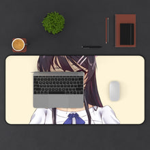 Load image into Gallery viewer, Rascal Does Not Dream Of Bunny Girl Senpai Mouse Pad (Desk Mat) With Laptop