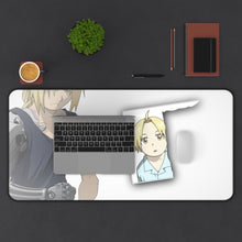 Load image into Gallery viewer, Anime FullMetal Alchemist Mouse Pad (Desk Mat) With Laptop