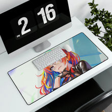 Load image into Gallery viewer, Anime Girl Red Hair with Mouse Pad (Desk Mat)