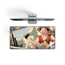 Load image into Gallery viewer, One Piece Monkey D. Luffy, Roronoa Zoro Mouse Pad (Desk Mat) On Desk