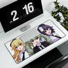 Load image into Gallery viewer, Girls und Panzer Mouse Pad (Desk Mat) With Laptop