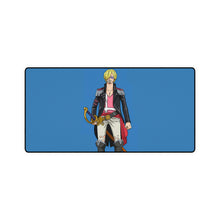 Load image into Gallery viewer, Sanji One Piece Red Mouse Pad (Desk Mat)