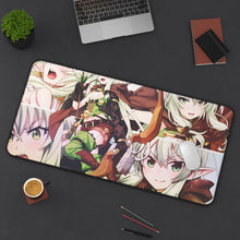 Load image into Gallery viewer, Goblin Slayer Goblin Slayer, High Elf Archer Mouse Pad (Desk Mat) On Desk