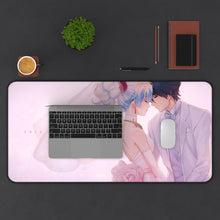 Load image into Gallery viewer, Gurren Lagann Simon, Nia Teppelin Mouse Pad (Desk Mat) With Laptop