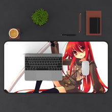 Load image into Gallery viewer, Flame Haze Mouse Pad (Desk Mat) With Laptop