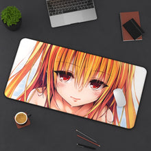 Load image into Gallery viewer, Golden Darkness Mouse Pad (Desk Mat) On Desk