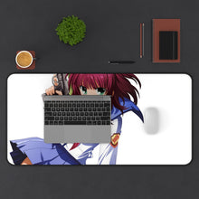 Load image into Gallery viewer, Angel Beats! Yuri Nakamura Mouse Pad (Desk Mat) With Laptop