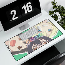 Load image into Gallery viewer, Asobi Asobase Mouse Pad (Desk Mat) With Laptop