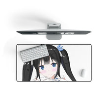 Load image into Gallery viewer, Is It Wrong to Try to Pick Up Girls in a Dungeon? Hestia Mouse Pad (Desk Mat) On Desk