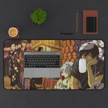 Load image into Gallery viewer, Darker Than Black Hei, Yin Mouse Pad (Desk Mat) With Laptop