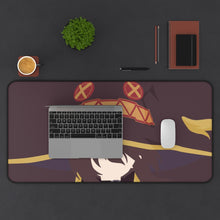 Load image into Gallery viewer, Bakuretsu La La La Megumin-chan! Mouse Pad (Desk Mat) With Laptop