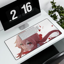 Load image into Gallery viewer, Mirai Nikki Yuno Gasai Mouse Pad (Desk Mat) With Laptop