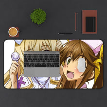 Load image into Gallery viewer, Infinite Stratos Mouse Pad (Desk Mat) With Laptop