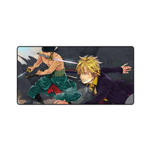 Load image into Gallery viewer, Roronoa Zoro and Sanji Mouse Pad (Desk Mat)