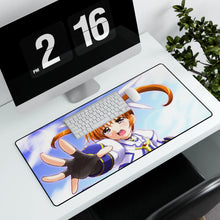 Load image into Gallery viewer, Magical Girl Lyrical Nanoha Mouse Pad (Desk Mat) With Laptop
