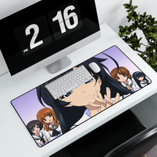 Load image into Gallery viewer, Girls und Panzer Mouse Pad (Desk Mat) With Laptop