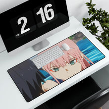Load image into Gallery viewer, Darling, do you expect a kiss? Mouse Pad (Desk Mat) With Laptop