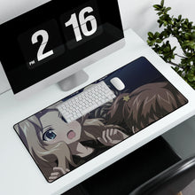 Load image into Gallery viewer, Girls und Panzer Mouse Pad (Desk Mat) With Laptop