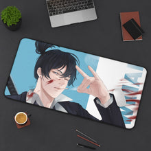 Load image into Gallery viewer, Chainsaw Man Mouse Pad (Desk Mat) On Desk