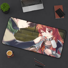 Load image into Gallery viewer, Raphtalia & Naofumi Mouse Pad (Desk Mat) On Desk
