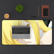 Load image into Gallery viewer, Shinobu Oshino - Monogatari (Series) Mouse Pad (Desk Mat) With Laptop