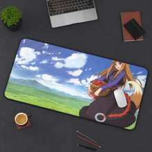 Load image into Gallery viewer, Spice and Wolf Mouse Pad (Desk Mat) On Desk