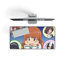 Load image into Gallery viewer, Girls und Panzer Mouse Pad (Desk Mat) On Desk