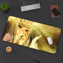 Load image into Gallery viewer, Spice And Wolf Mouse Pad (Desk Mat) On Desk
